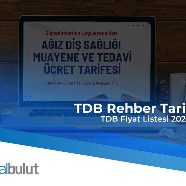 TDB Rehber Tarife Temmuz 2023 Güncel 10 KDV TDB Fiyat Listesi